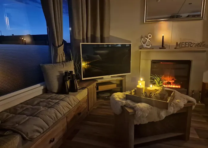 Neues Chalet Nr 76 Am Weltkulturerbe Wattenmeer Tierfrei Mit Eingezaeunten Garten Grosse Terrasse Top Ausstattung شقة Westerland